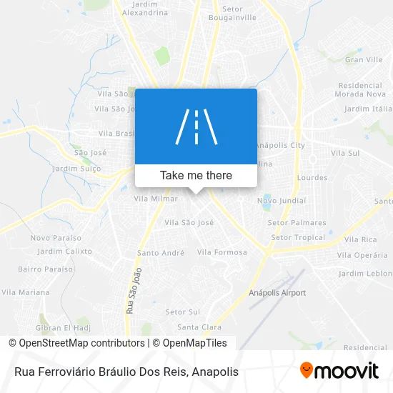 Rua Ferroviário Bráulio Dos Reis map