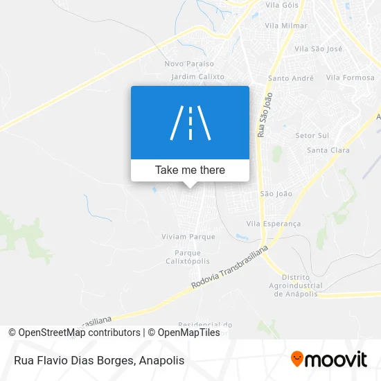 Rua Flavio Dias Borges map