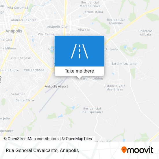 Rua General Cavalcante map
