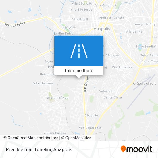 Rua Ildelmar Tonelini map