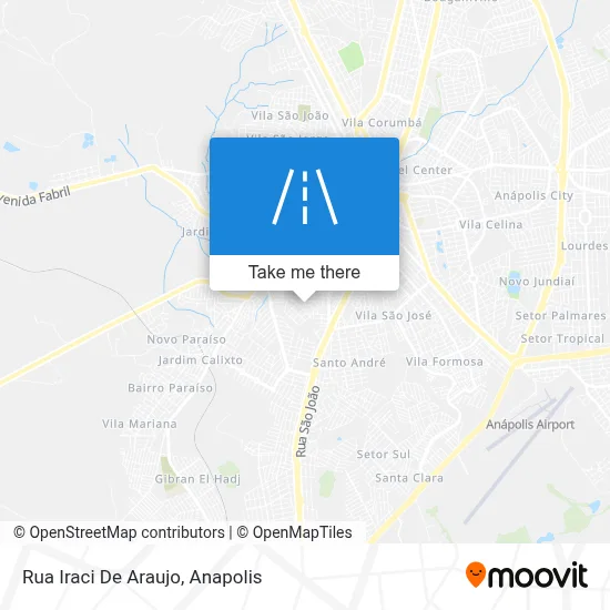 Rua Iraci De Araujo map