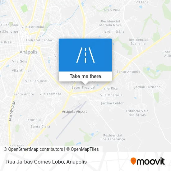 Rua Jarbas Gomes Lobo map