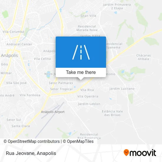 Rua Jeovane map