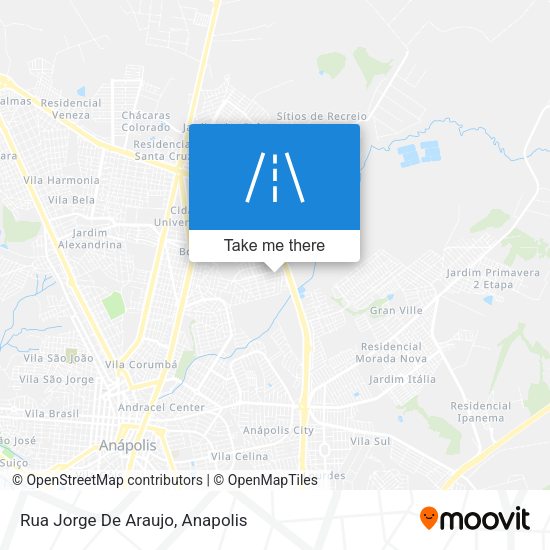 Rua Jorge De Araujo map