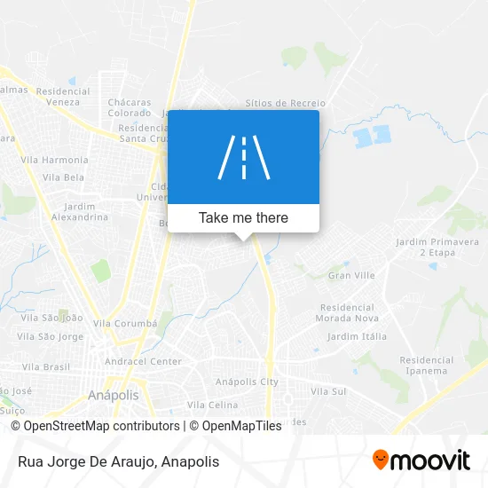 Rua Jorge De Araujo map