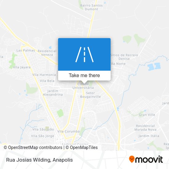 Rua Josias Wilding map