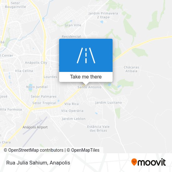 Rua Julia Sahium map