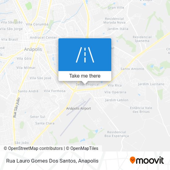 Rua Lauro Gomes Dos Santos map