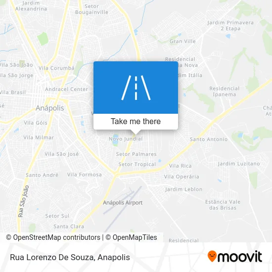Rua Lorenzo De Souza map