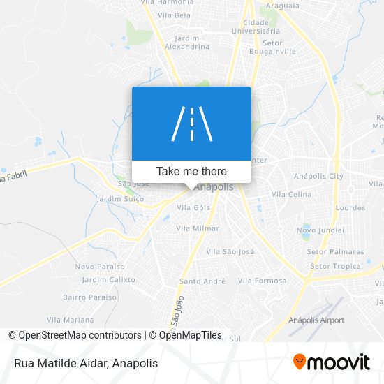 Rua Matilde Aidar map
