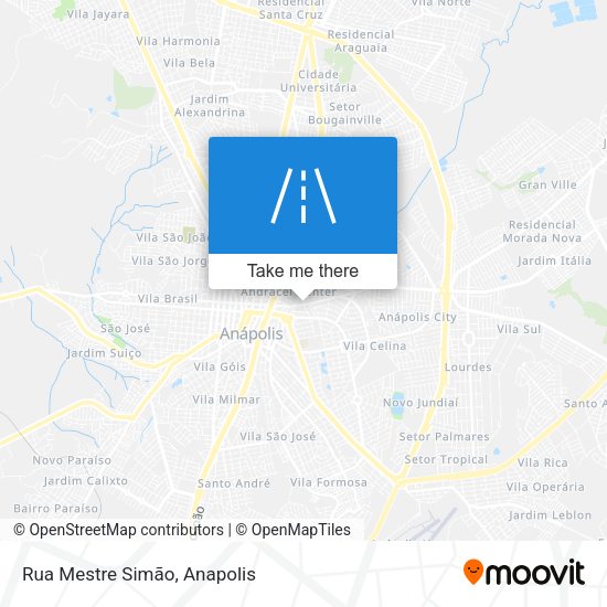 Rua Mestre Simão map