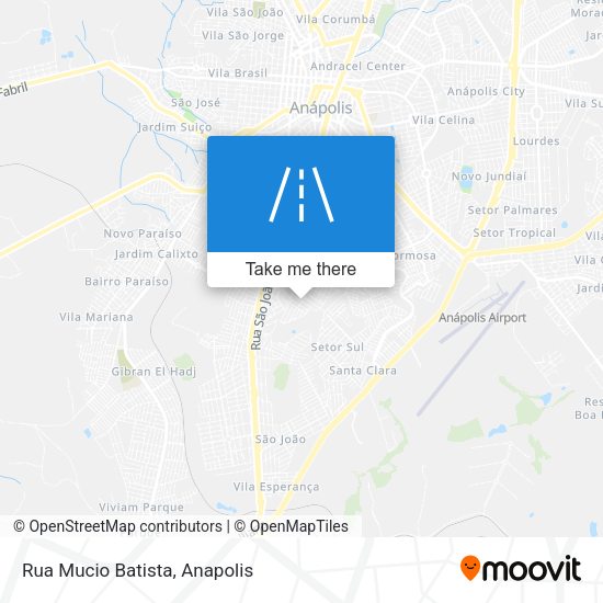 Rua Mucio Batista map