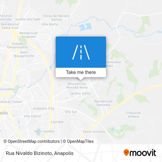 Rua Nivaldo Bizinoto map