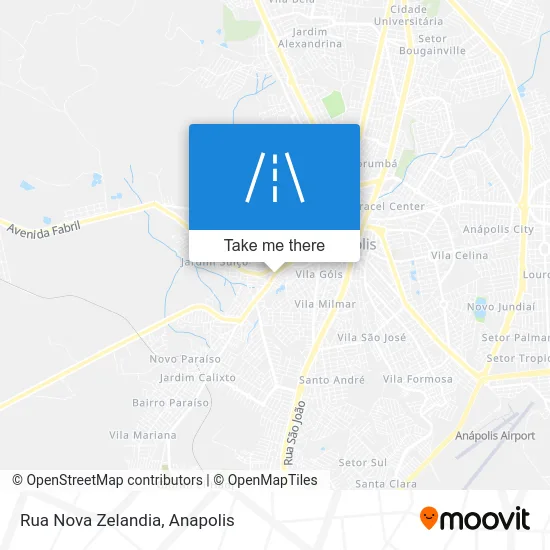 Rua Nova Zelandia map