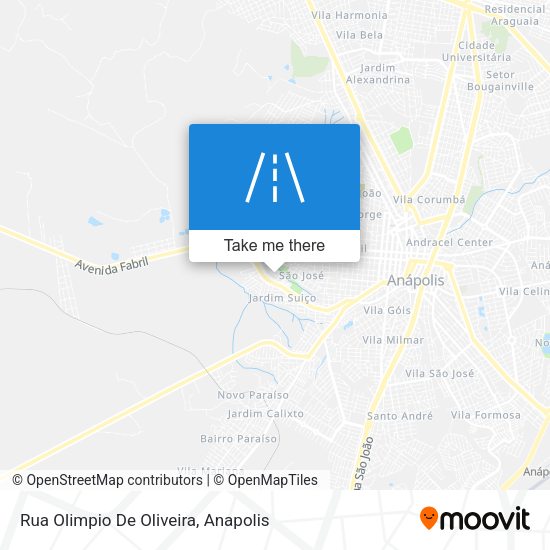 Rua Olimpio De Oliveira map