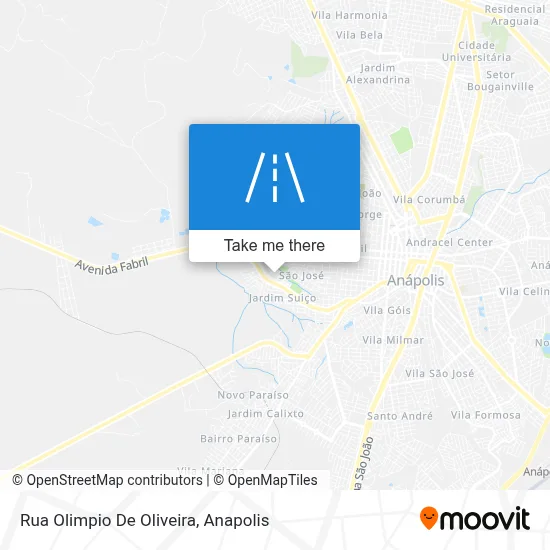 Rua Olimpio De Oliveira map