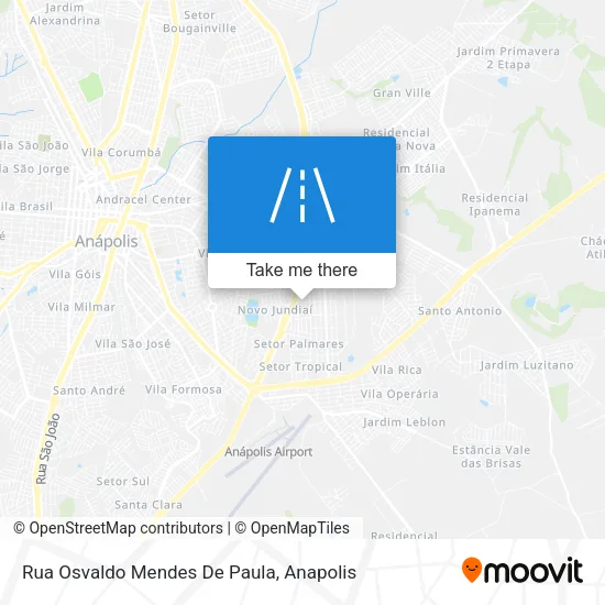 Rua Osvaldo Mendes De Paula map