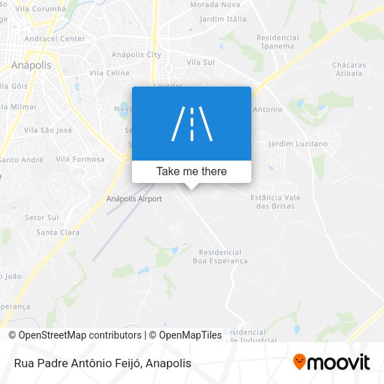 Rua Padre Antônio Feijó map