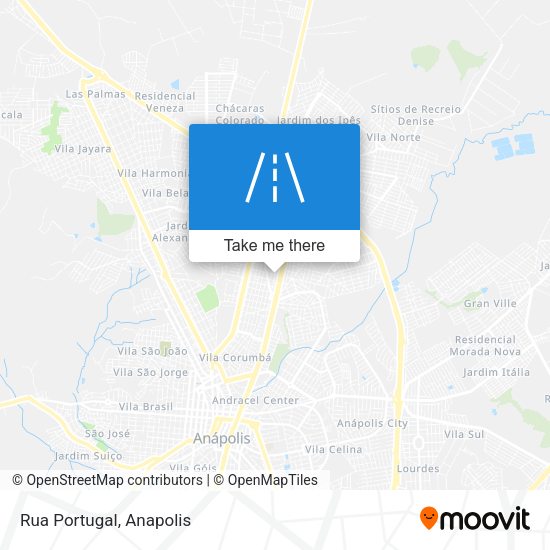 Rua Portugal map