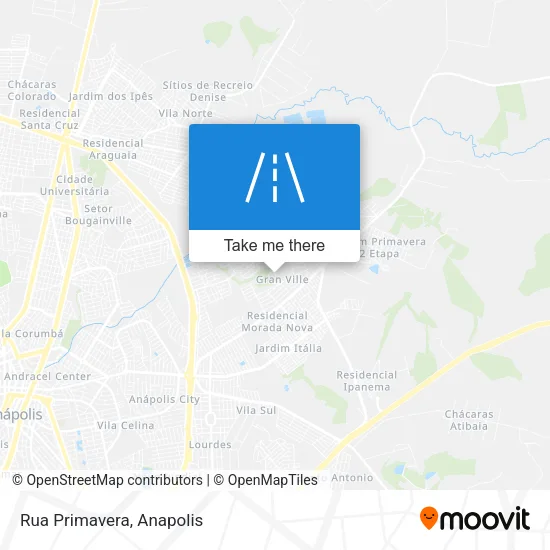 Rua Primavera map