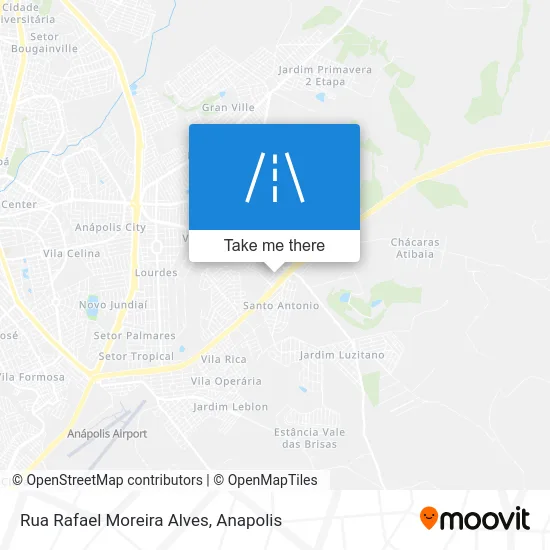 Rua Rafael Moreira Alves map
