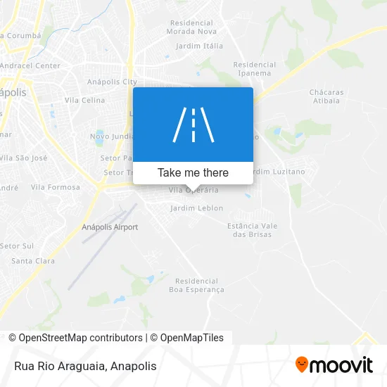 Rua Rio Araguaia map