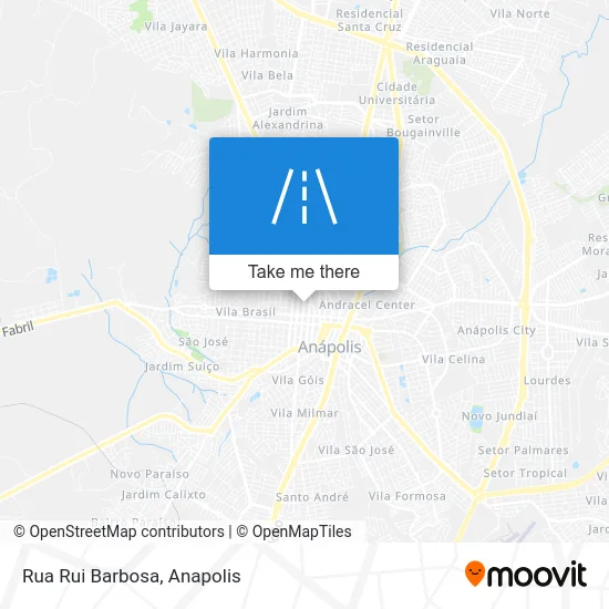 Rua Rui Barbosa map
