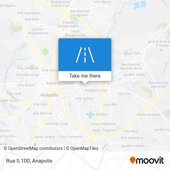 Rua S 100 map