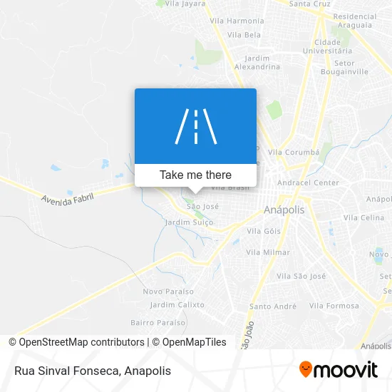 Rua Sinval Fonseca map