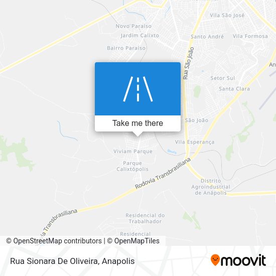 Rua Sionara De Oliveira map