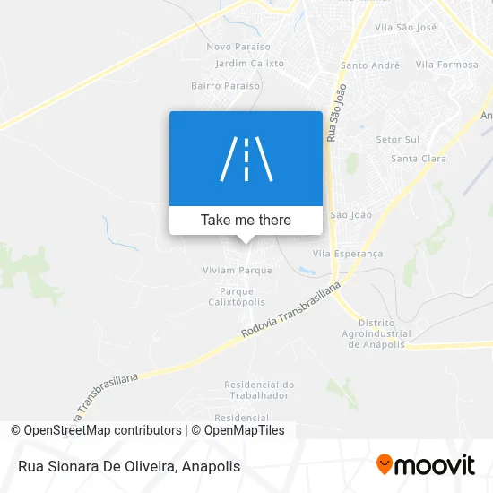 Rua Sionara De Oliveira map