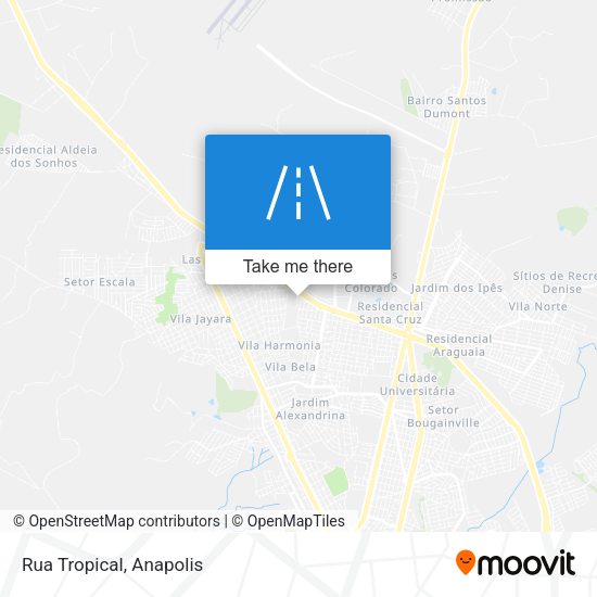 Rua Tropical map