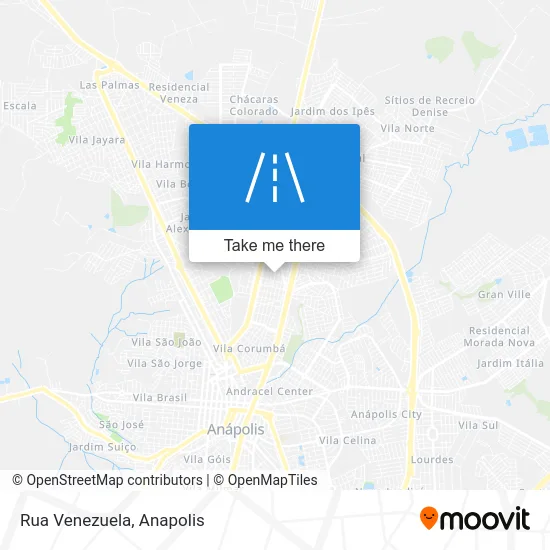 Rua Venezuela map