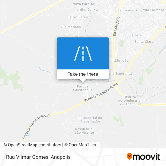 Rua Vilmar Gomes map