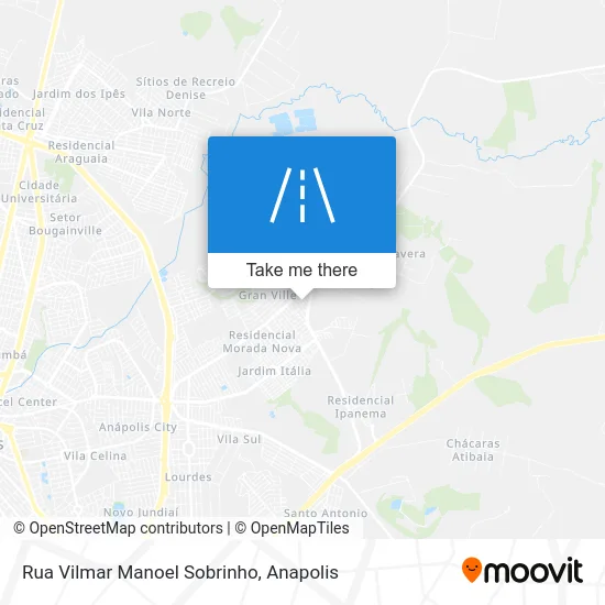 Rua Vilmar Manoel Sobrinho map