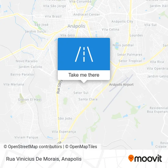 Rua Vinicius De Morais map