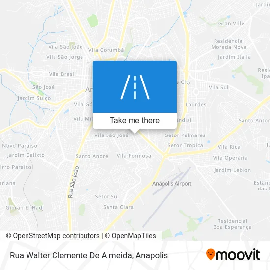 Rua Walter Clemente De Almeida map