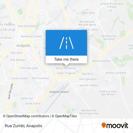 Rua Zumbi map
