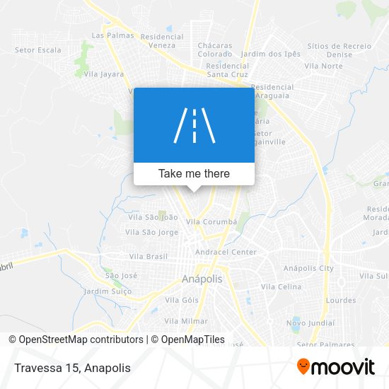 Travessa 15 map
