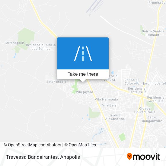 Travessa Bandeirantes map