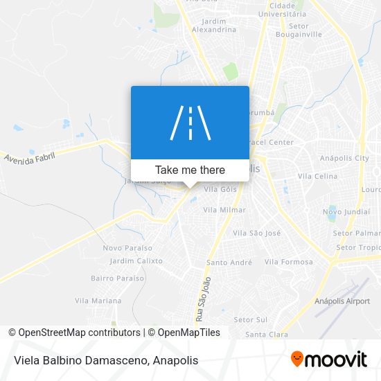 Viela Balbino Damasceno map