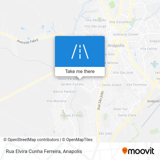 Rua Elvira Cunha Ferreira map