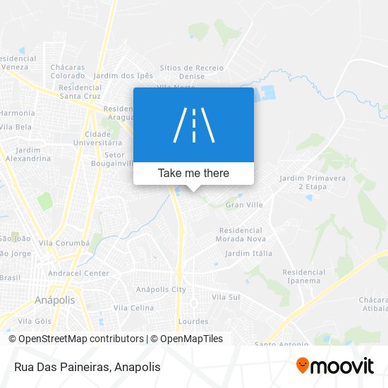 Rua Das Paineiras map
