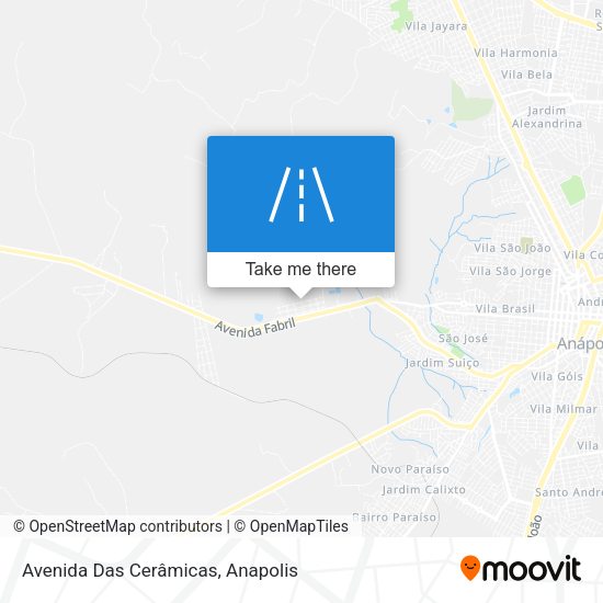 Avenida Das Cerâmicas map