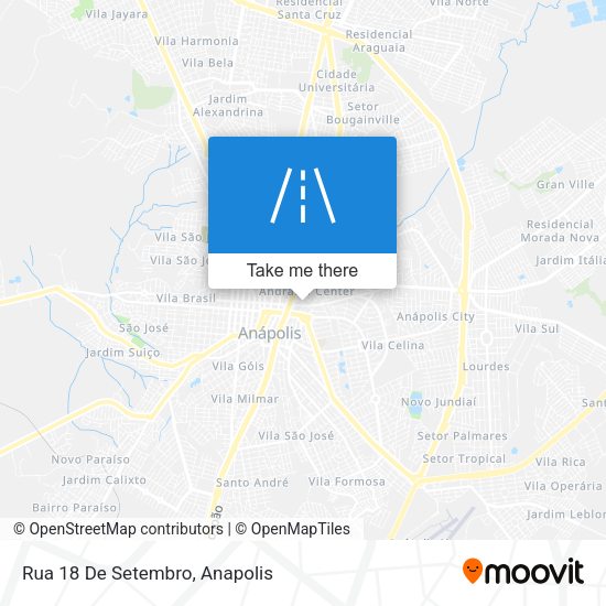 Rua 18 De Setembro map