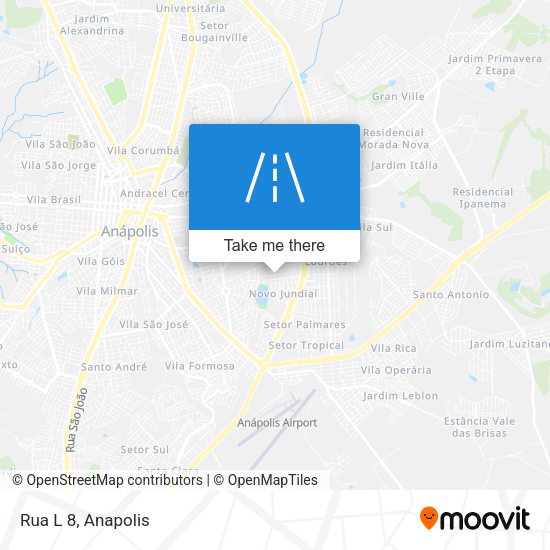 Rua L 8 map