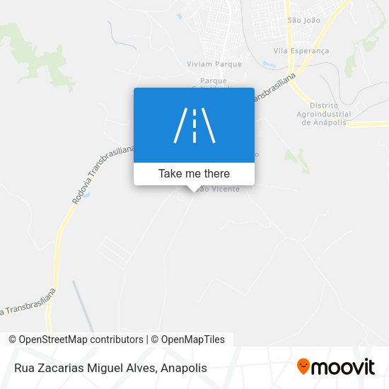 Rua Zacarias Miguel Alves map