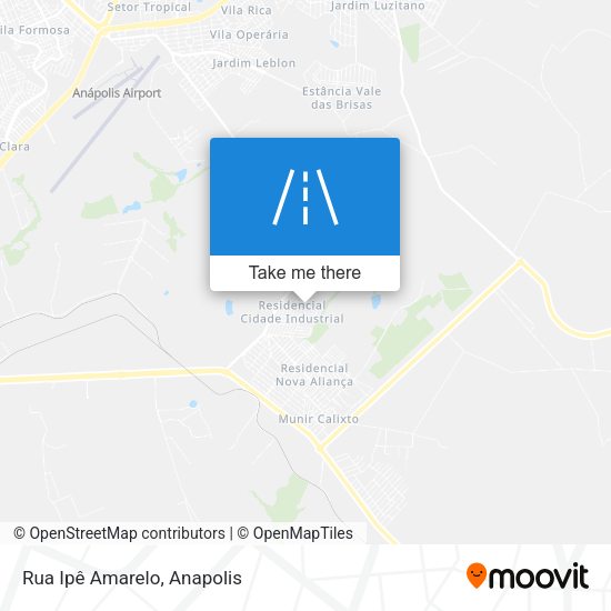 Rua Ipê Amarelo map
