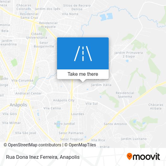 Rua Dona Inez Ferreira map