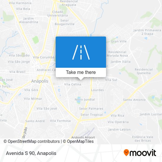 Avenida S 90 map